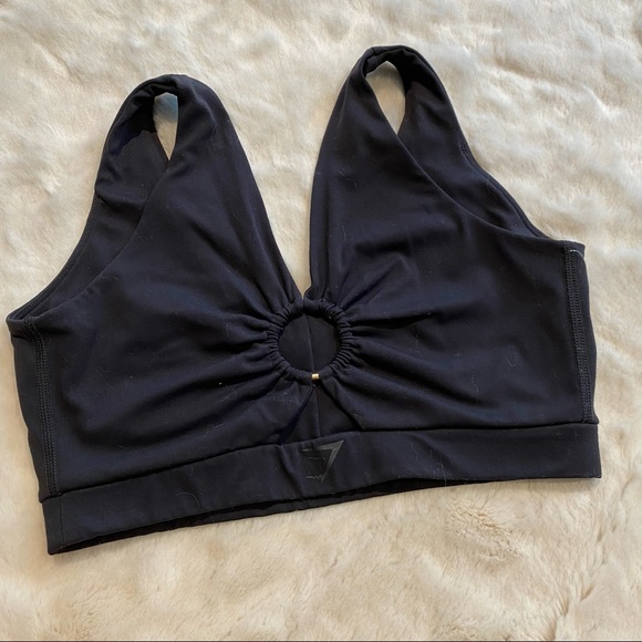 (XS) Whitney Simmons x Gymshark Sports Bra Black Extra Small - Picture 5 of 13